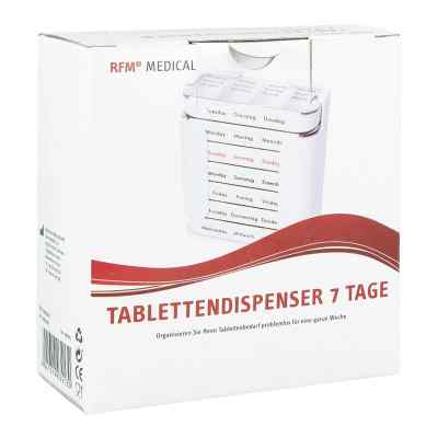 Rehaforum Medical Distributeur de comprimés 7 jours Rfm De En Nl (1 pièce)