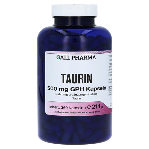 Gall Pharma Taurine 500 mg GPH capsules (360 pieces)