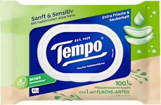 Tempo papier toilette humide doux & sensitif (42 pièces)