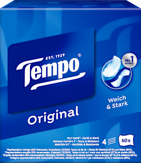 Tempo Boîte de mouchoirs Original (60 pièces)