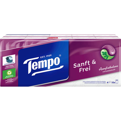 Tempo Taschentücher sanft & frei (90 Stück)