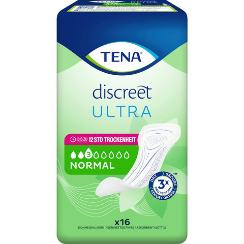 TENA Discreet Ultra Normal Inkontinenzeinlagen (16 Stück)