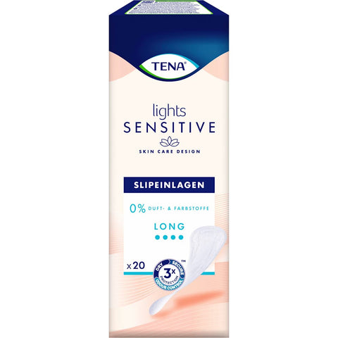 TENA Lights Sensitive Long incontinence panty liners (20 pieces)