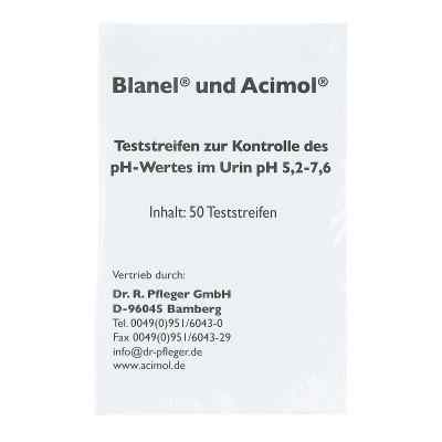 Dr. Pfleger Arzneimittel GmbH Carnet de bandelettes de test pour le pH urinaire (50 pièces)