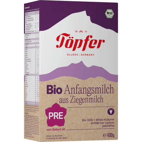 Töpfer Lait initial Pre au lait de chèvre dès la naissance (400 g)