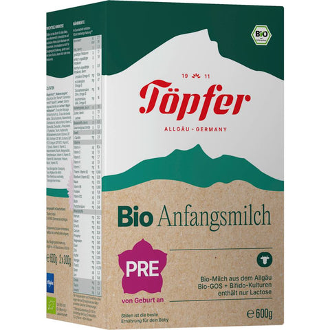 Töpfer Lait premier âge Pre dès la naissance (600 g)