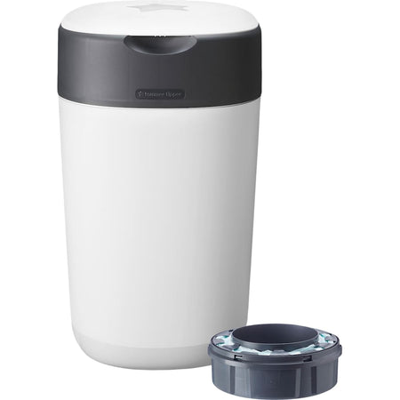 Tommee Tippee Twist & Click Sangenic poubelle à couches, blanche (1 pièce)