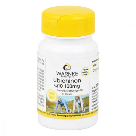 Warnke Vitalstoffe GmbH Ubichinon Q10 100 mg gélules (60 gélules)