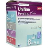Unifine Pentips plus aiguille 8 mm 31 G (100 pièces)