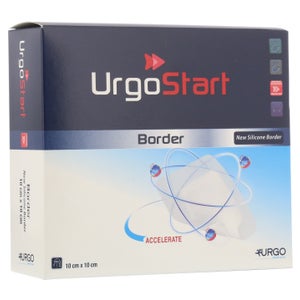 Urgo UrgoStart Border pansement en mousse 10x10 cm (10 pièces)