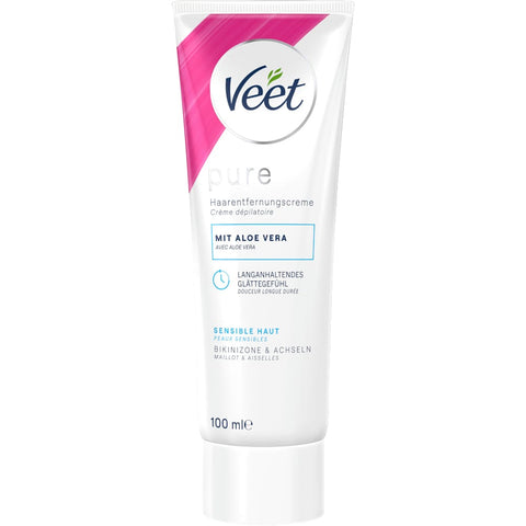 Veet Enthaarungscreme für Bikinizone & Achseln (100 ml)