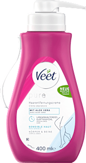 Veet Enthaarungscreme Körper & Beine Pumpe Sensitiv (400 ml)