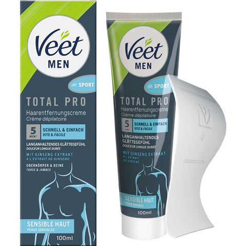 Veet MEN Enthaarungscreme für Oberkörper und Beine (100 ml)