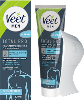 Veet MEN Enthaarungscreme für Oberkörper und Beine (100 ml)