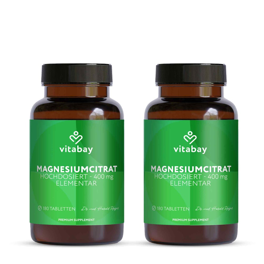 Vitabay Citrate de magnésium 400 mg (360 comprimés)