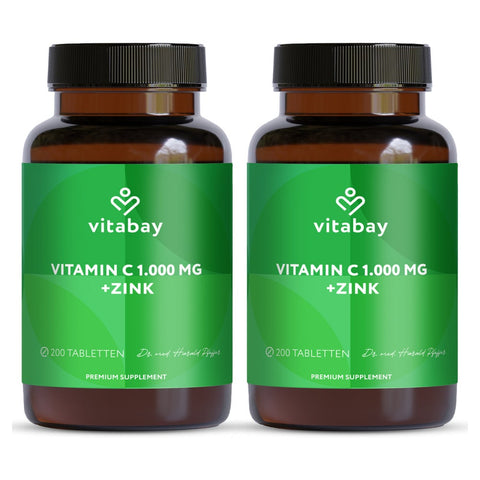 Vitabay Vitamin C 1000 mg + Zinc 400 tablets