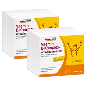 Ratiopharm Vitamine B complexe Direkt (2 x 40 pièces)