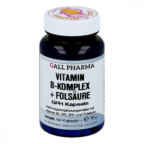 Hecht-Pharma GmbH Vitamine B Complexe + acide folique gélules (60 gélules)