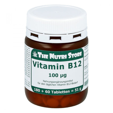 Hirundo Products Vitamin B12 100 µg Tabletten (180 Tabletten)