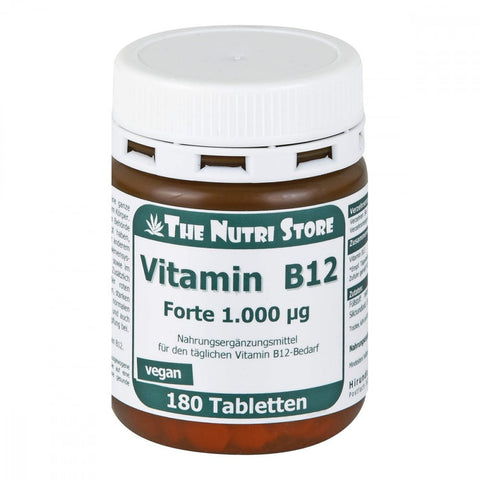 Hirundo Products Vitamine B12 1000 µg Forte comprimés (180)