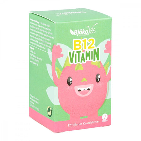 Kolbe Nutrition Comprimés à croquer Vitamine B12 pour enfants végétaliens (120 comprimés)
