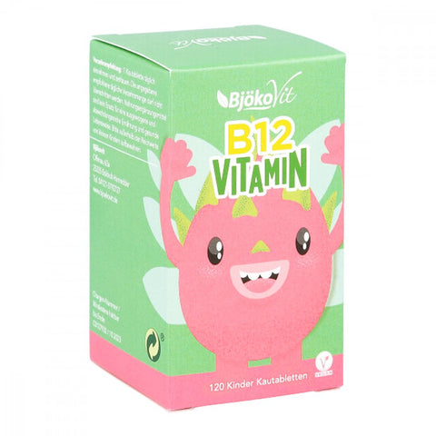 Kolbe Nutrition Comprimés à croquer Vitamine B12 pour enfants végétaliens (120 comprimés)