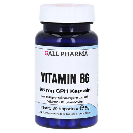 Gall Pharma Vitamin B6 25 mg GPH gélules (30 gélules)