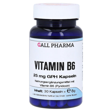 Gall Pharma Vitamin B6 25 mg GPH gélules (30 gélules)