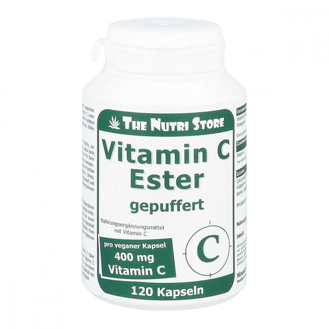 Hirundo Products Vitamin C Ester 400 mg gepufferte vegetarische Kapseln (120 Kapseln)