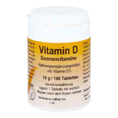 Vitamin D, das Sonnenvitamin (100 Tabletten)
