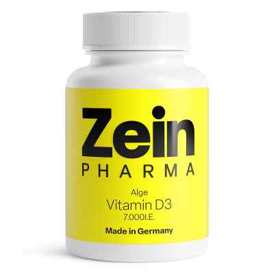 Zein Pharma Vitamine D3 d'algues 7 000 UI (60 pièces)