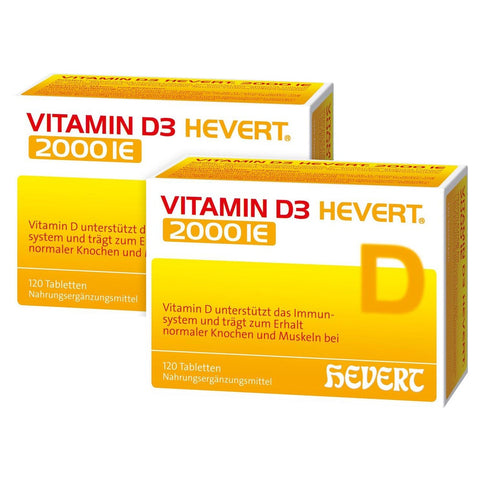 Vitamin D3 Hevert 2.000 IE Tabletten (2x120)