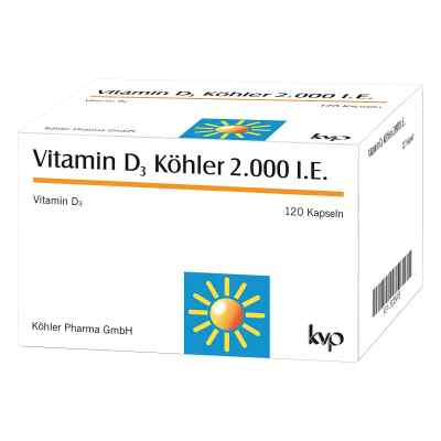 Köhler Vitamin D3 2000 IE Kapseln (120 Stück)