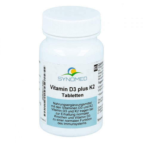 Synomed GmbH Vitamin D3 plus K2 Tabletten (60 Stück)