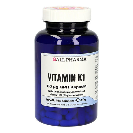 Gall Pharma Vitamin K1 60 µg GPH gélules (180 gélules)