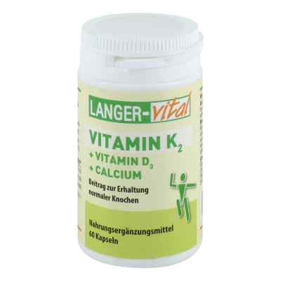 Langer vital Vitamine K2+D3+calcium gélules (60 gélules)