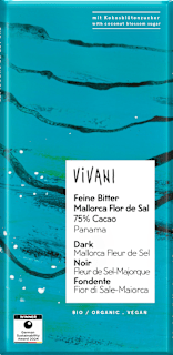Vivani Fine Dark Chocolate Mallorca Fleur de Sel 75% (80 g)