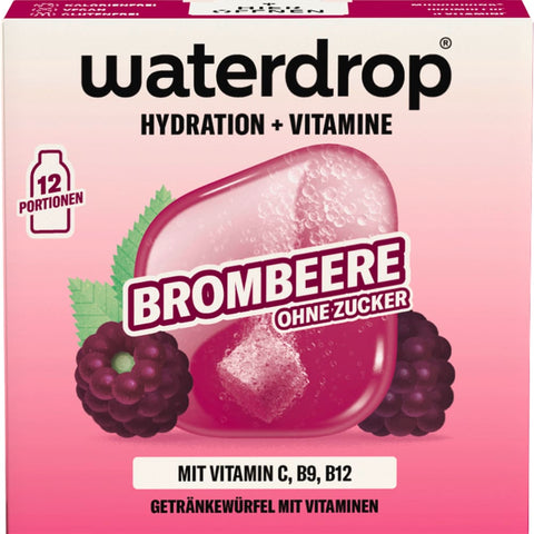 waterdrop Microdrink mûre en cubes (12 pièces), 25,2 g