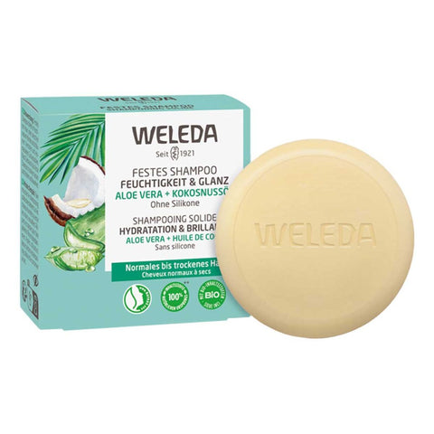 Weleda Feuchtigkeits- und Glanz-Festshampoo (50 g)