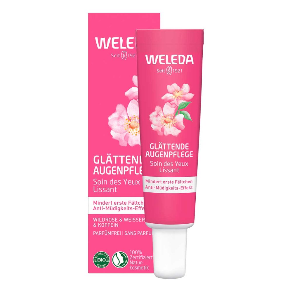 Weleda Soin des yeux lissant Rose sauvage et thé blanc (12 ml)