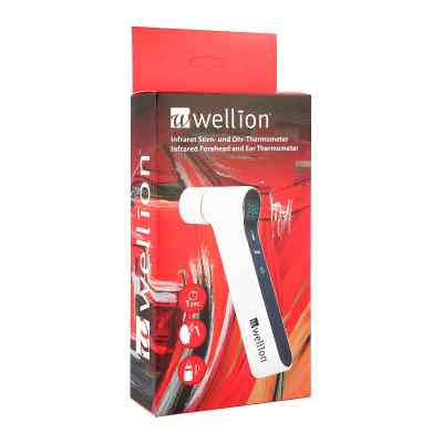 Wellion thermomètre infrarouge frontal et auriculaire (1 pièce)