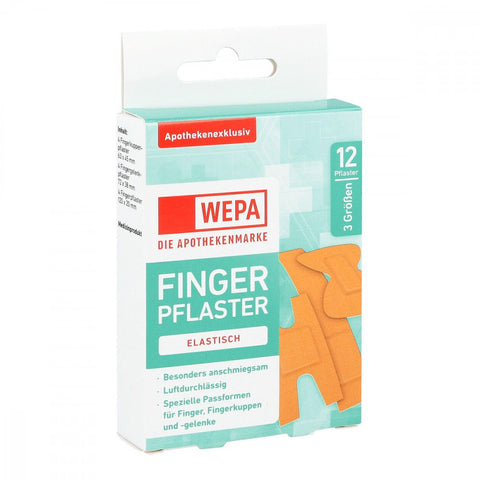 Wepa Fingerpflaster Mix 3 Größen (12 Stück)