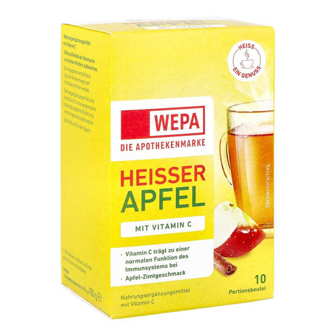 Wepa Heißer Apfel + Vitamin C Pulver (10x10 g)