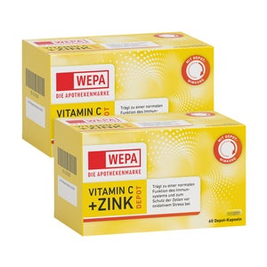 WEPA Vitamin C+Zink Depot (2 x 60 gélules)