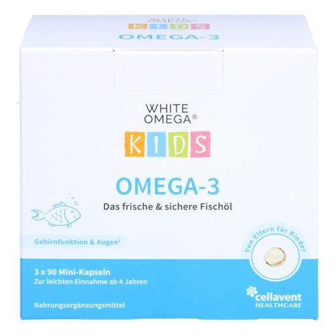 White Omega Kids softgels (270 pieces)