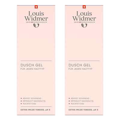 Widmer gel douche légèrement parfumé (2x200 ml)