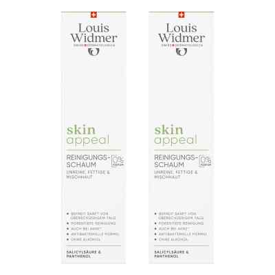 Louis Widmer Skin Appeal Lipo Sol mousse non parfumée (2x150 ml)