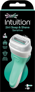 Wilkinson Sword Intuition 2in1 Soap & Shave Sensitive rasoir (1 pièce)