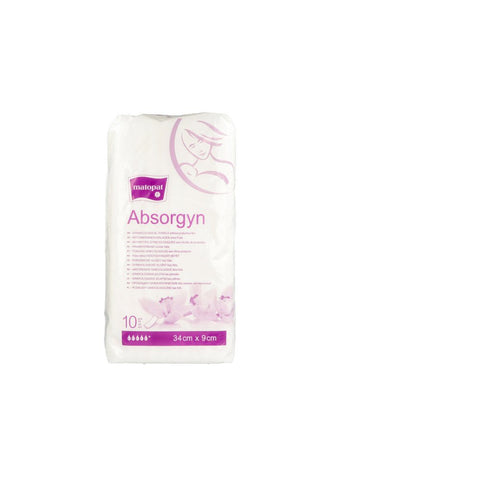 TZMO Deutschland GmbH maternity pads, rectangular, 9x34 cm (10 pieces)