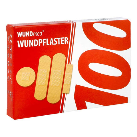 WUNDmed Atmungsaktive und wasserfeste Pflaster 4 Größen (100 Stück)